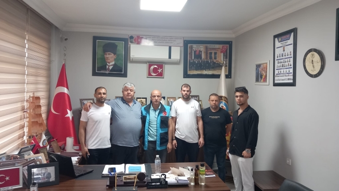 YESEVÎ HAREKETİ DERNEĞİ'NDEN ESNAF VE SANATKÂRLAR KREDİ KOOPERATİFİ BAŞKANI AYHAN CAN’A ZİYARET